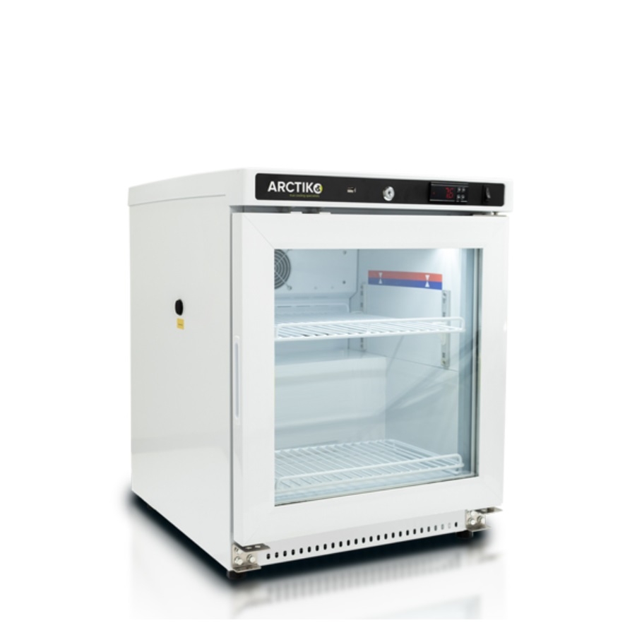 Tủ mát bảo quản +2 đến +8°C, loại đứng, cửa kính, 60 lít PRE 60 ARCTIKO