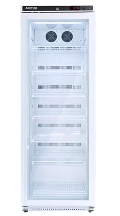 Tủ mát bảo quản +2 đến +8°C, loại đứng, cửa kính, 395 lít PRE 380 ARCTIKO