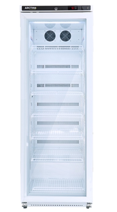 Tủ mát bảo quản +2 đến +8°C, loại đứng, cửa kính, 488 lít PRE 490 ARCTIKO