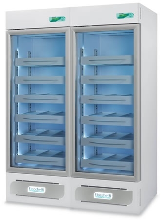 Tủ lạnh bảo quản 2 buồng, 2 cánh, 527/527 lít, +2oC đến +15oC MEDIKA 2T 1000 ECT-F PLUS Fiocchetti