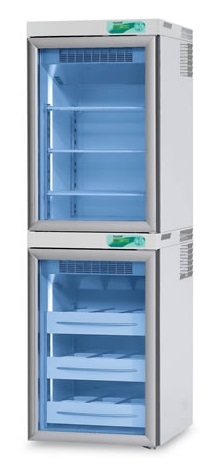 Tủ lạnh bảo quản 2 buồng, 2 cánh, 128/128 lít, +2oC đến +15oC MEDIKA 2T 280 ECT-F Fiocchetti