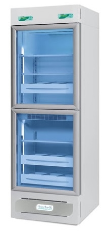 Tủ lạnh bảo quản 2 buồng, 2 cánh, 249/230 lít, +2oC đến +15oC MEDIKA 2T 500 ECT-F Fiocchetti