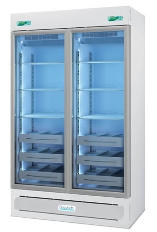 Tủ lạnh bảo quản 2 buồng, 2 cánh, 280/280 lít, +2oC đến +15oC MEDIKA 2T 600 ECT-F Fiocchetti