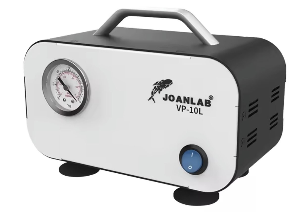 Bơm chân không 10 lít/giờ (kiểu màng, không dầu) VP-10L JOANLAB