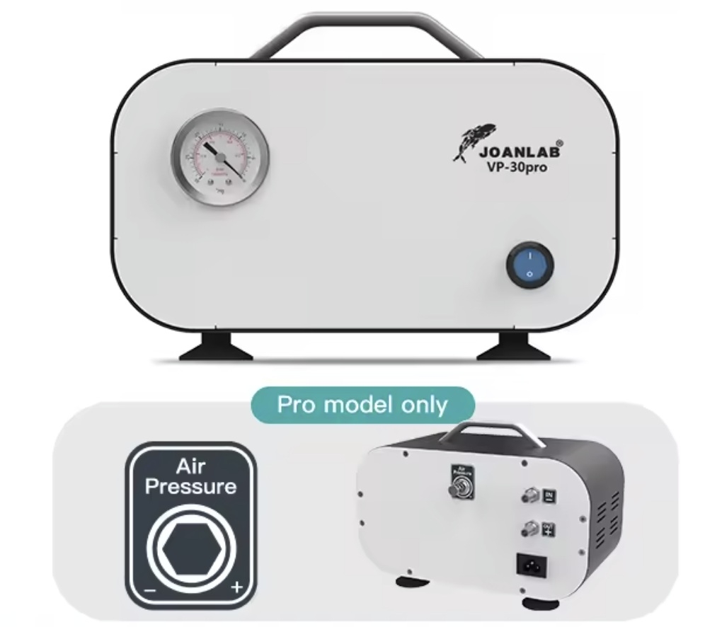 Bơm chân không 30 lít/giờ (kiểu màng, không dầu) VP-30PRO JOANLAB