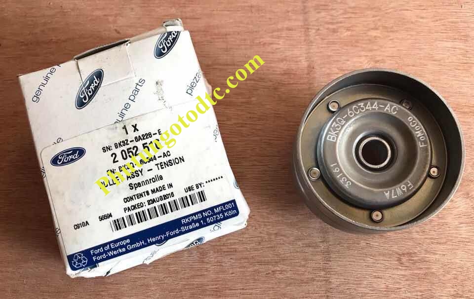 PULY TỲ DÂY CUROA TỔNG MAZDA BT50 , BK3Q6C344AC BI TỲ TỔNG FORD RANGER 2013 ĐẾN 2019