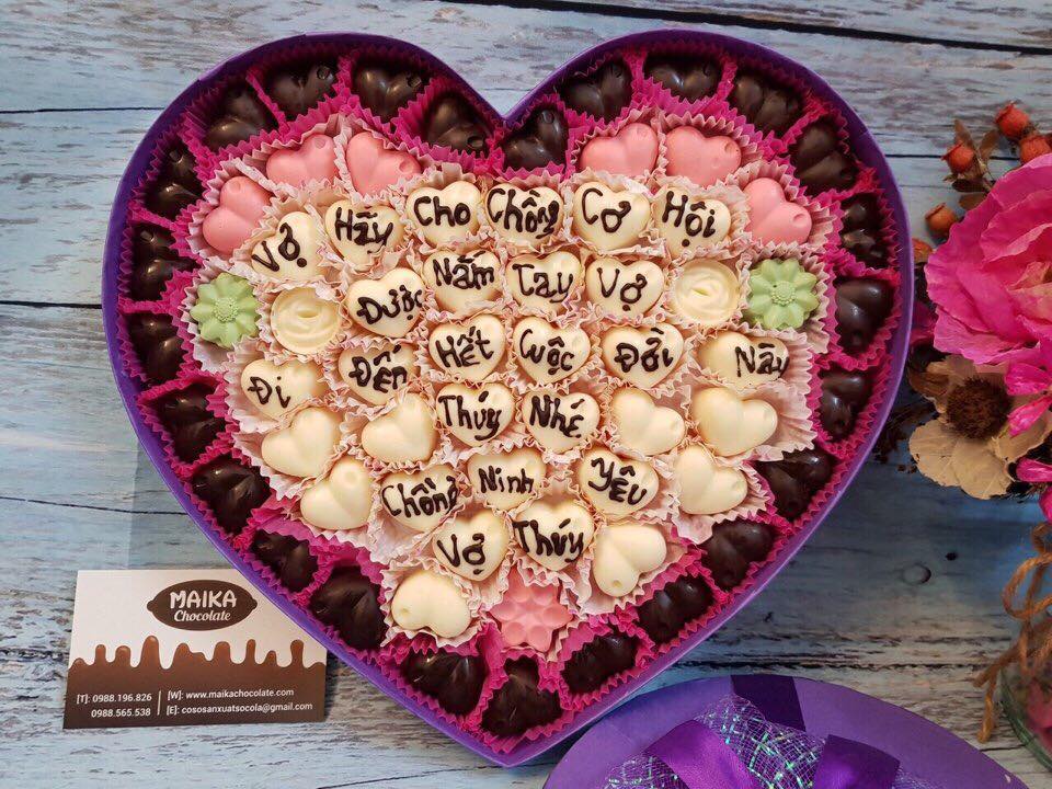 Hộp socola Valentine