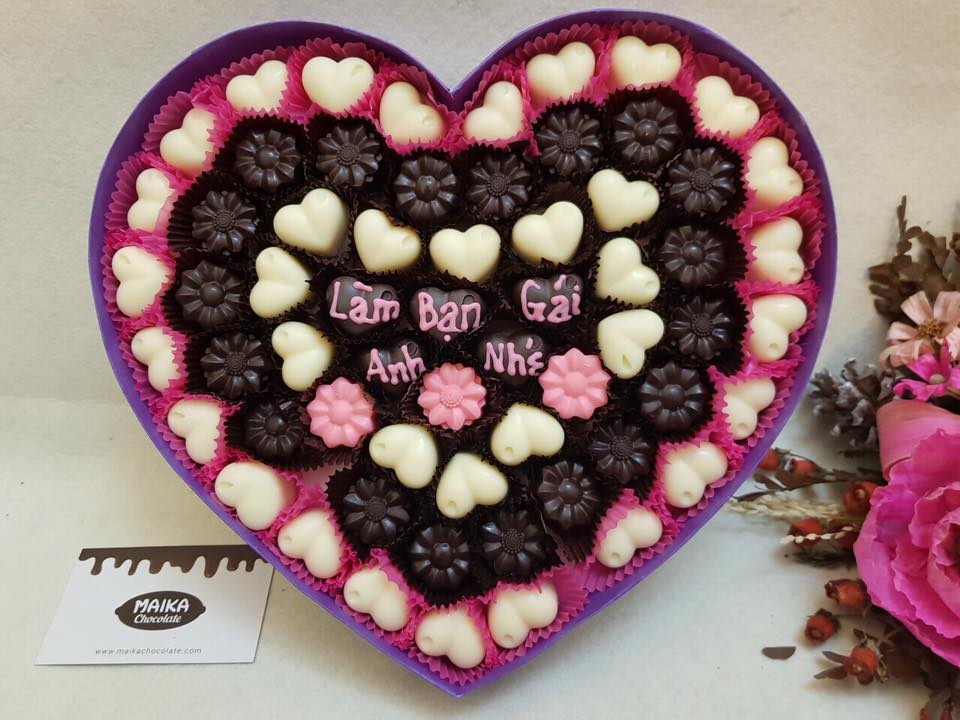 Hộp Socola Valentine 2018