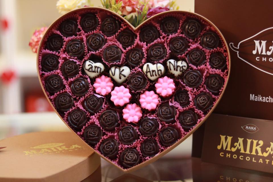 Quà tặng socola Valentine ngọt ngào