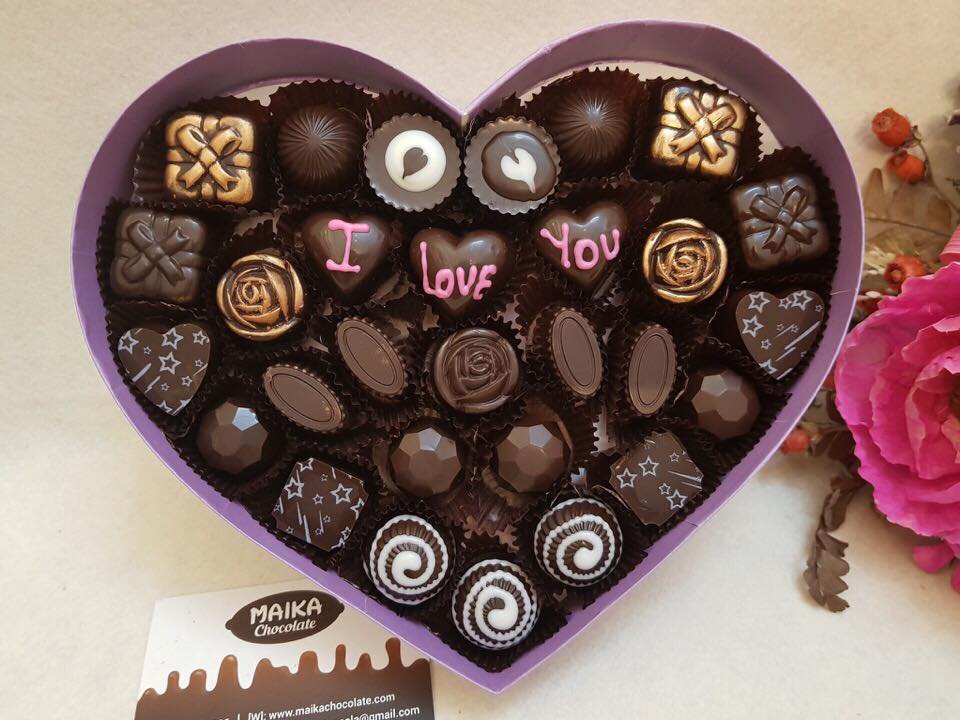 Hộp quà socola Valentine độc đáo