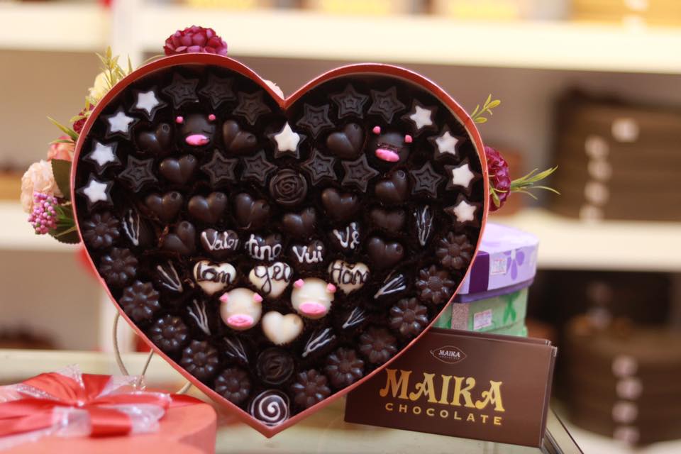 Hộp quà socola Valentine mẫu đẹp