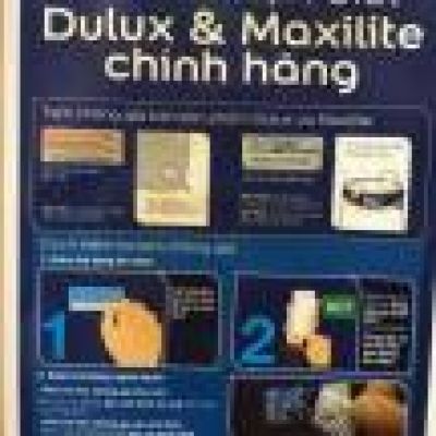 PHƯƠNG PHÁP NHẬN BIẾT SẢN PHẨM DULUX VÀ MAXILITE CHÍNH HÃNG   DÀNH CHO THẦU THỢ VÀ NGƯỜI TIÊU DÙNG