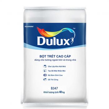 BỘT TRÉT TƯỜNG CAO CẤP TRONG NHÀ DULUX B347 - 40Kg