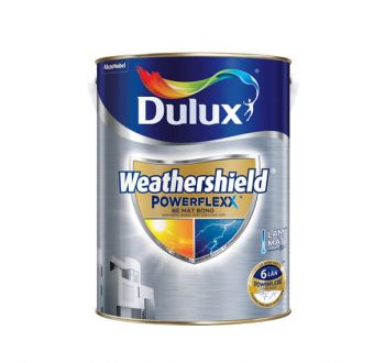 Sơn nước ngoại thất siêu cao cấp DULUX WEATHERSHIELD POWERFLEXX Bề mặt bóng- GJ8B - 1L