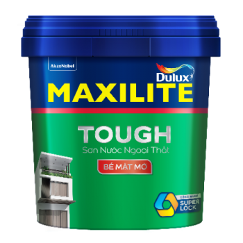 Sơn nước ngoại thất MAXILITE TOUGH từ DULUX Bề mặt mờ - 28C - 5L