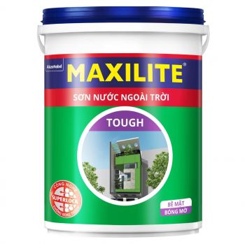 Sơn nước ngoại thất MAXILITE TOUGH từ DULUX Bề mặt bóng mờ - 28CB - 18L