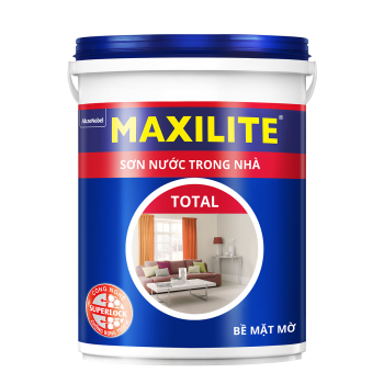 Sơn nước nội thất MAXILITE TOTAL từ DULUX Bề mặt mờ - 30C - 15L