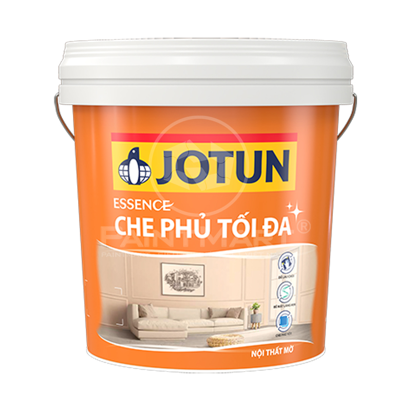 SƠN NỘI THẤT JOTUN ESSENCE CHE PHỦ TỐI ĐA MỜ - 1L