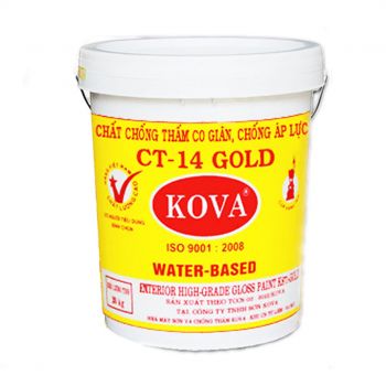 Chất chống thấm co giãn, chống áp lực ngược cho xi măng, bê tông CT-14 GOLD - 20Kg