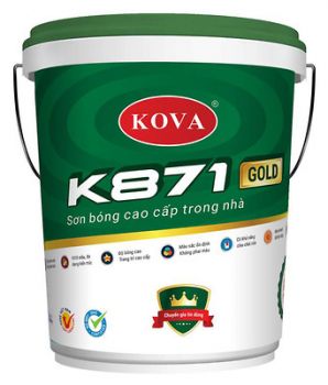 Sơn bóng cao cấp trong nhà - K871-GOLD - 4Kg