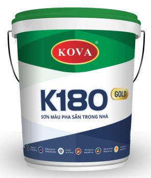 Sơn pha sẵn trong nhà K180-Gold - 4Kg