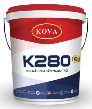 Sơn pha sẵn ngoài nhà màu nhạt  K280-Gold - 4Kg