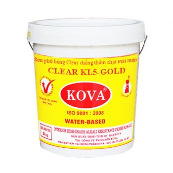 Sơn phủ bosg Clear chống thấm, chịu mài mòn CLEAR KL5-GOLD - 4Kg