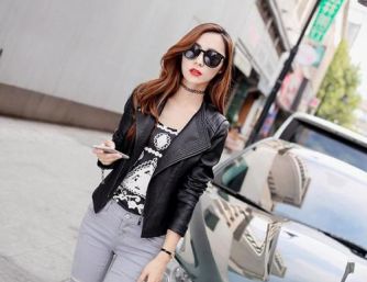 Bộ sưu tập áo da nữ 2016