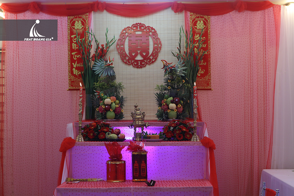 trang trí cưới tại nhà