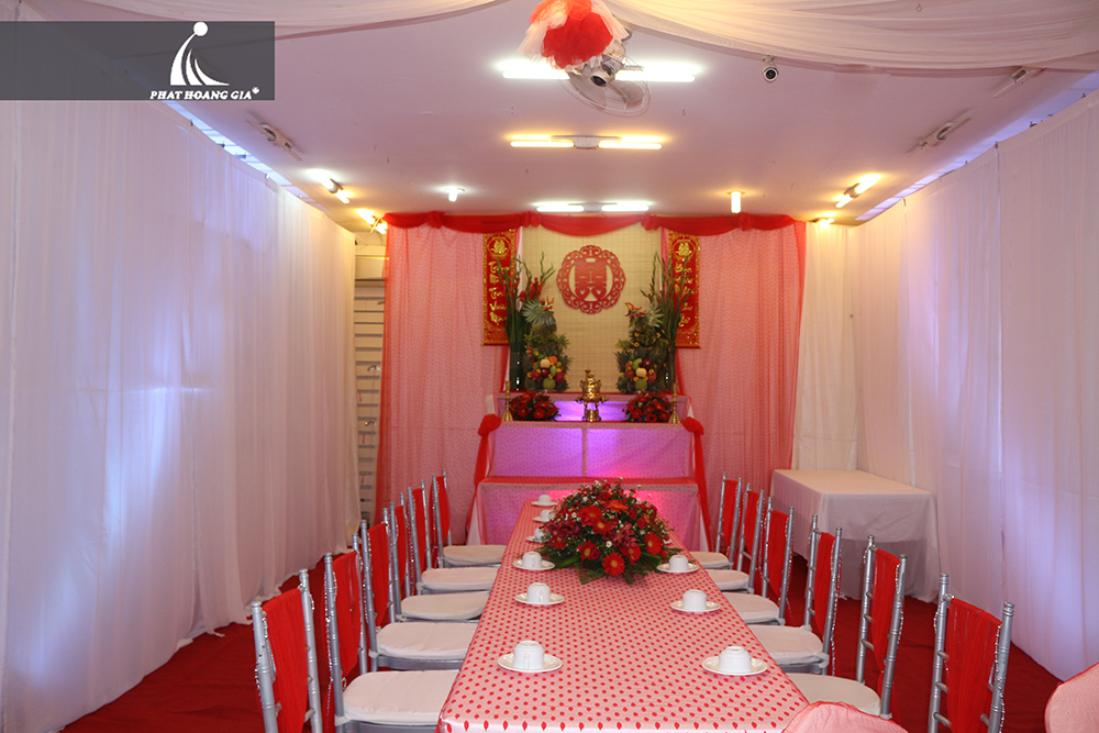 trang trí cưới tại nhà