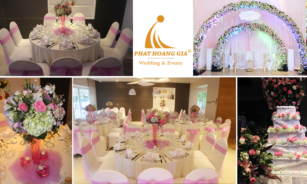 trang trí cưới theo tone màu 2