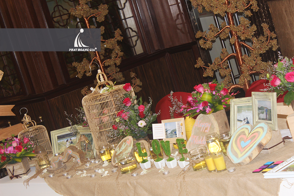 trang trí phong cách mộc