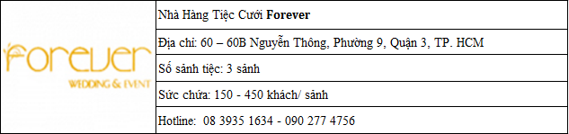 nhà hàng Forever