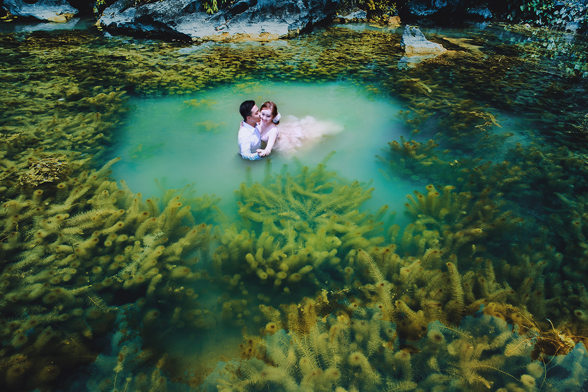chụp ảnh cưới dưới nước