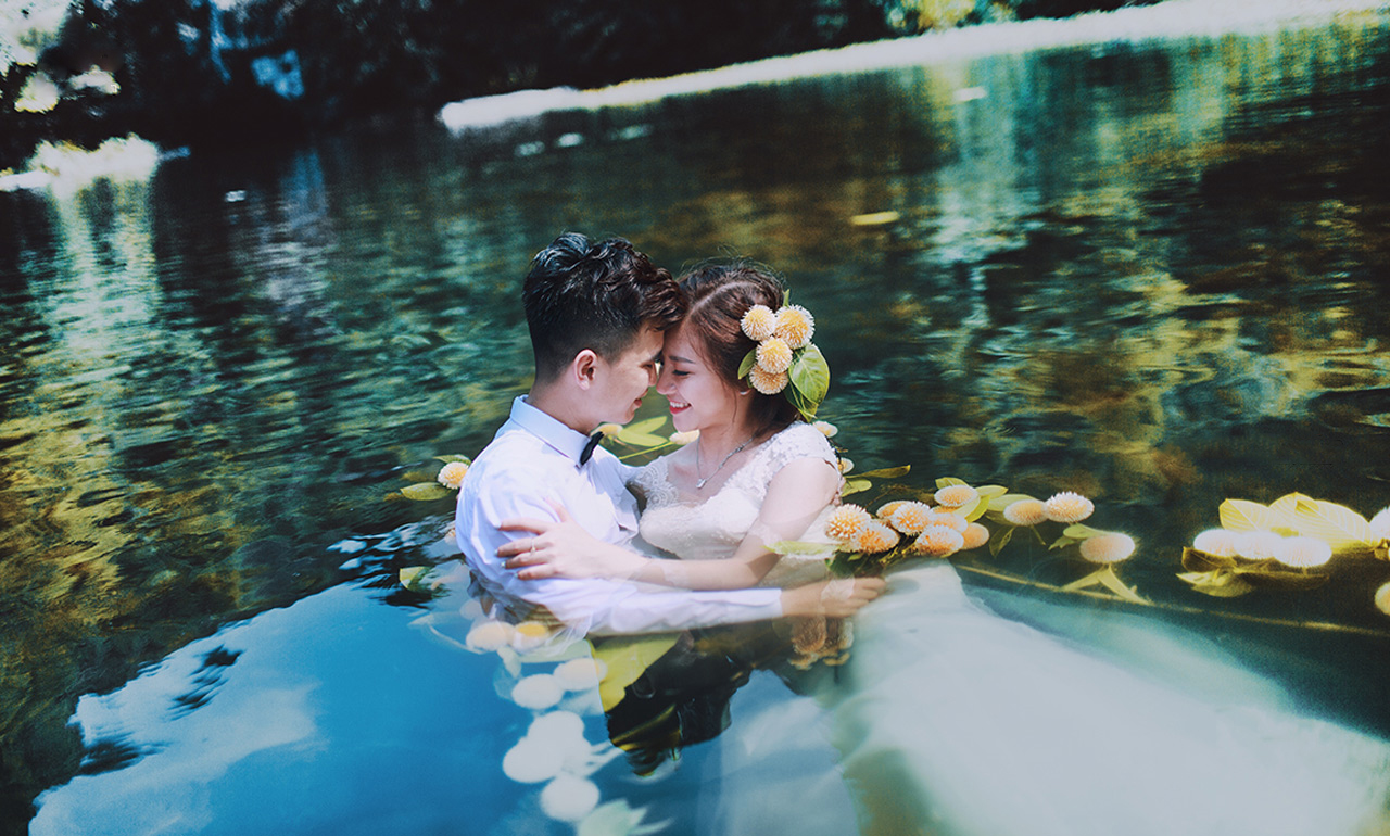 chụp ảnh cưới dưới nước