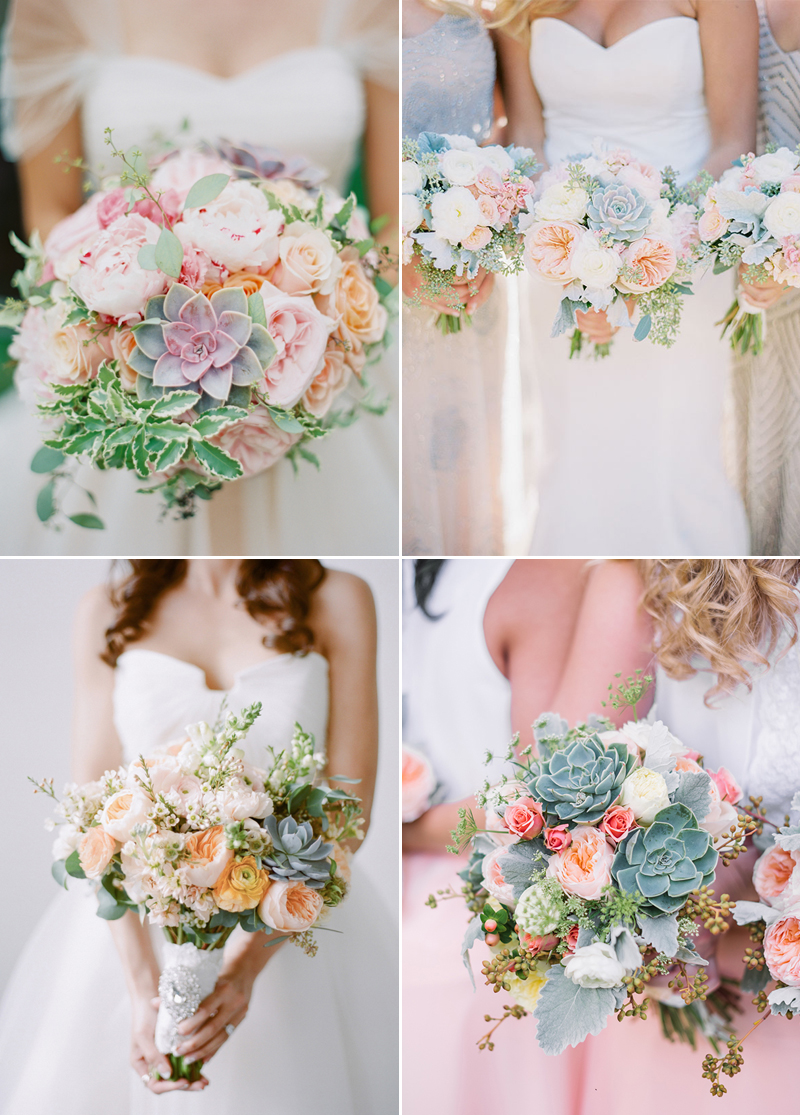 hoa cưới sen đá