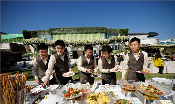 tiệc cưới buffet