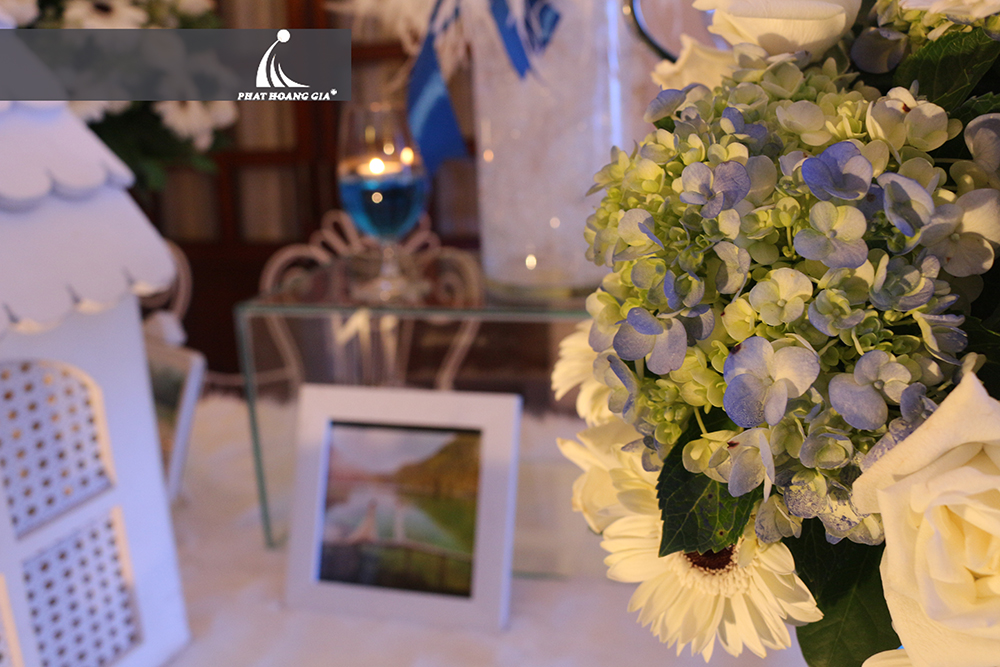 hoa cưới cẩm tú cầu