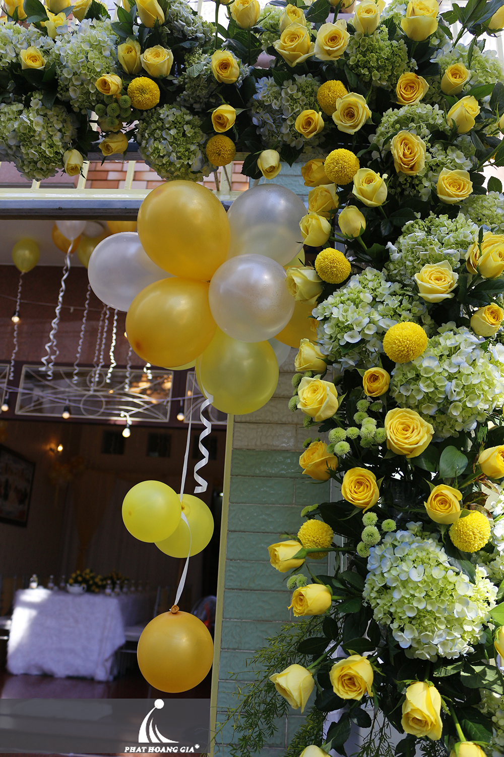 hoa cưới cẩm tú cầu