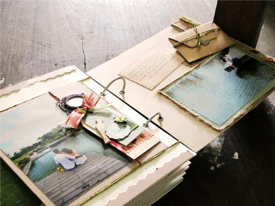 scrapbook cưới handmade