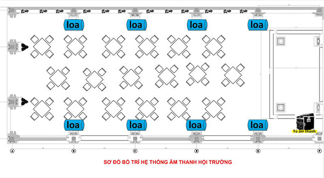 âm thanh nhà hàng tiệc cưới