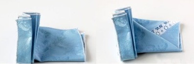 cách gấp khăn ăn bàn tiệc