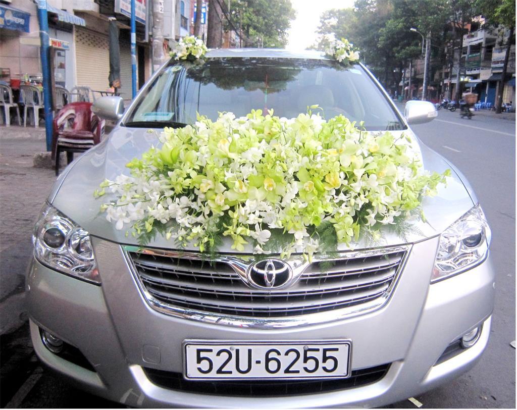 trang trí xe hoa ngày cưới