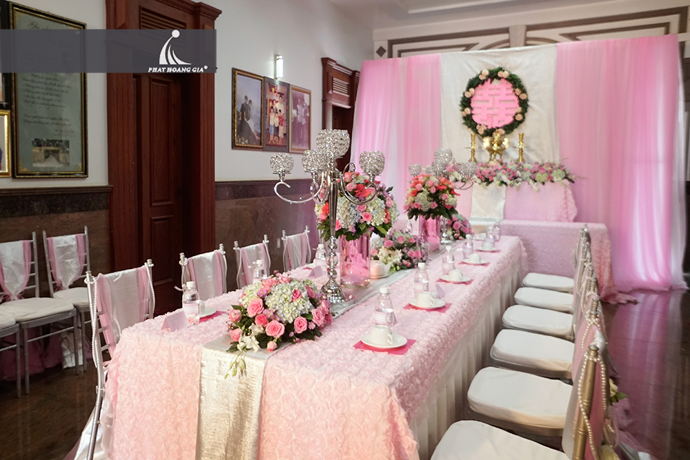 những lỗi cần tránh khi trang trí tiệc cưới