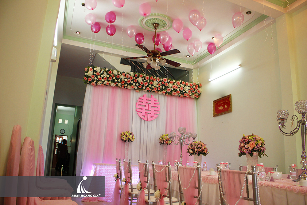 lễ gia tiên tone hồng