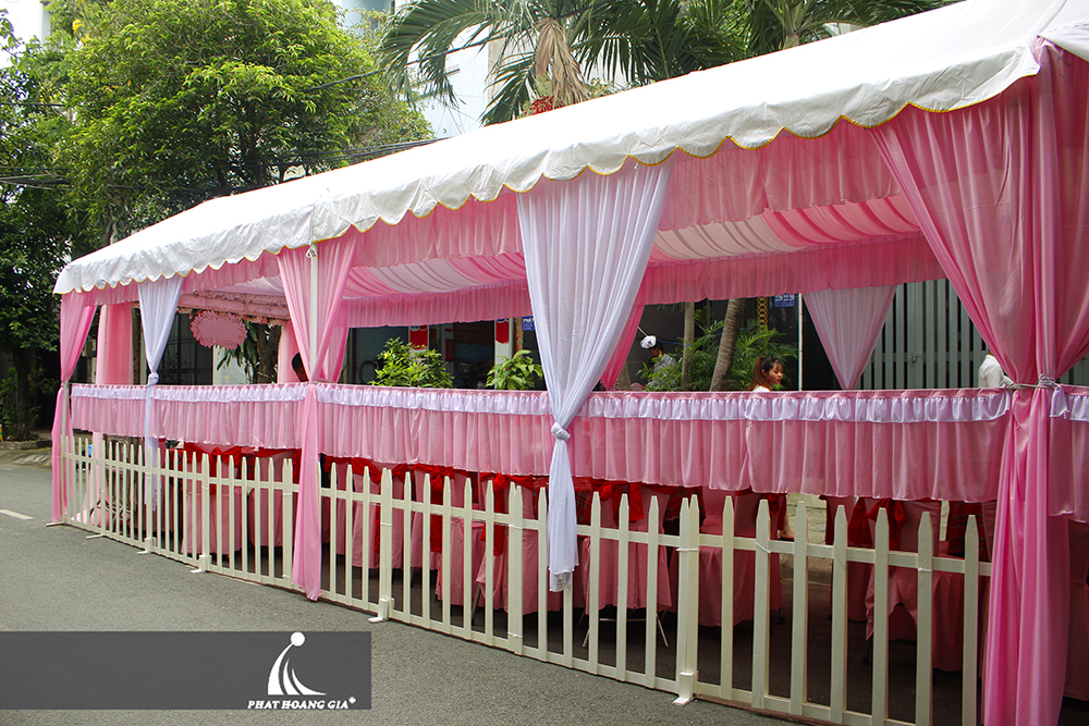 lễ gia tiên tone hồng