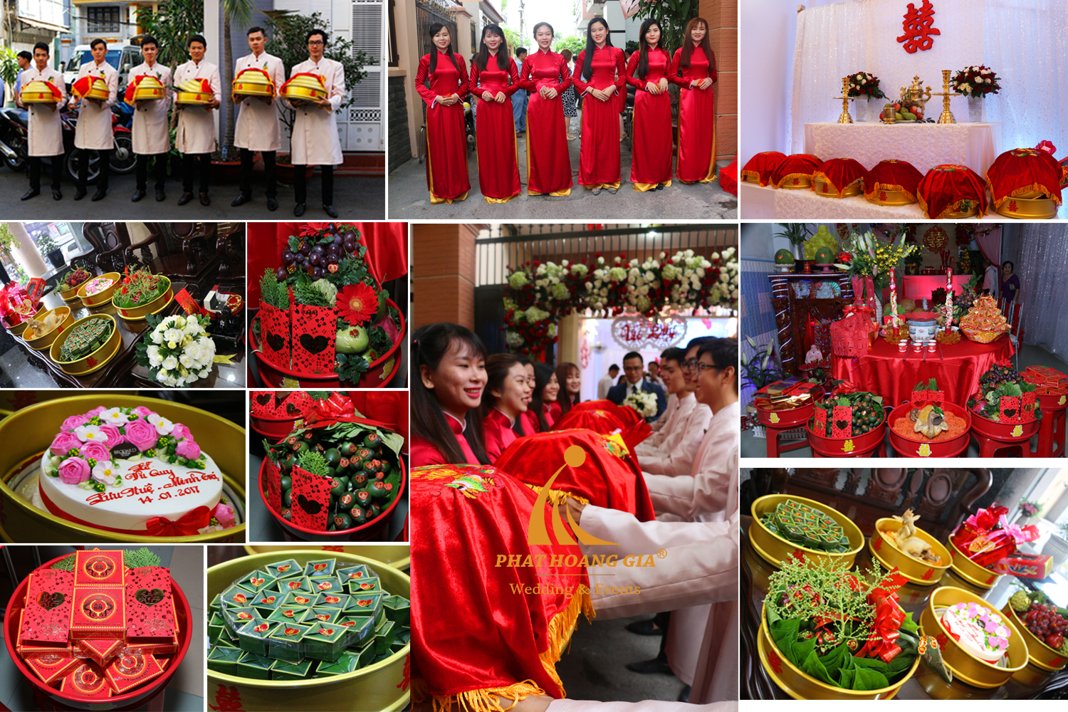 cho thuê mâm quả