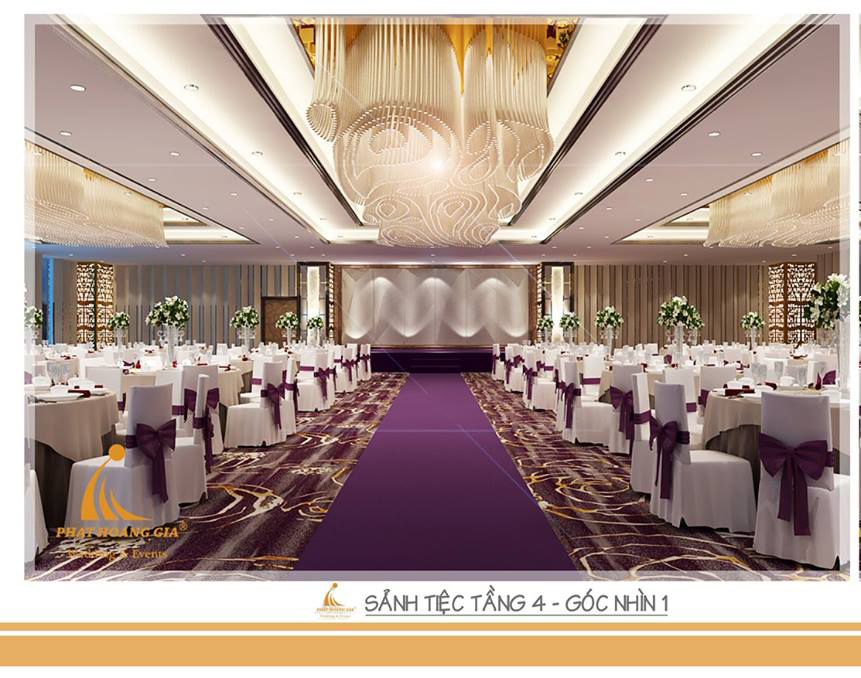 thiết kế nội thất trung tâm hội nghị - tiệc cưới