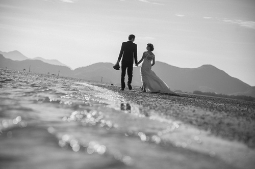 ảnh cưới trắng đen 