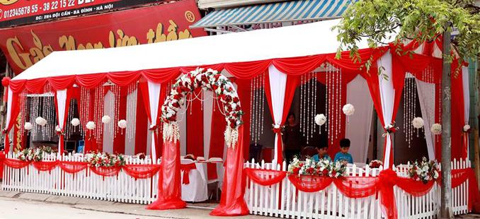 chọn thiết kế rạp cưới